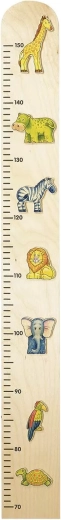 Mètre en bois pour enfant avec animaux 90 cm