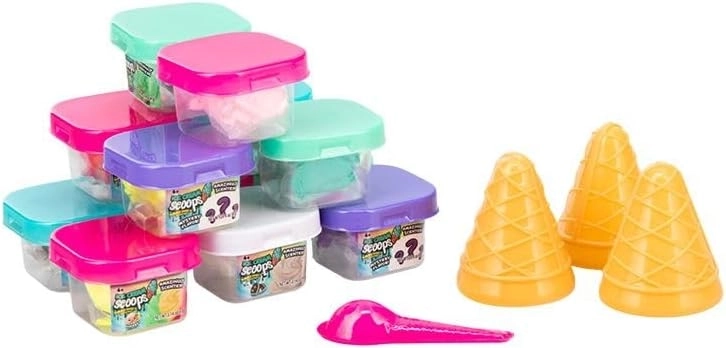 Pâte à modeler parfumée dans des pots refermables