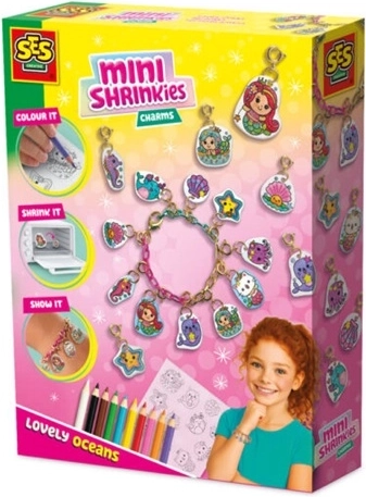 Ses Mini Shrinkies Charms Lovely Ocean – kit créatif de breloques