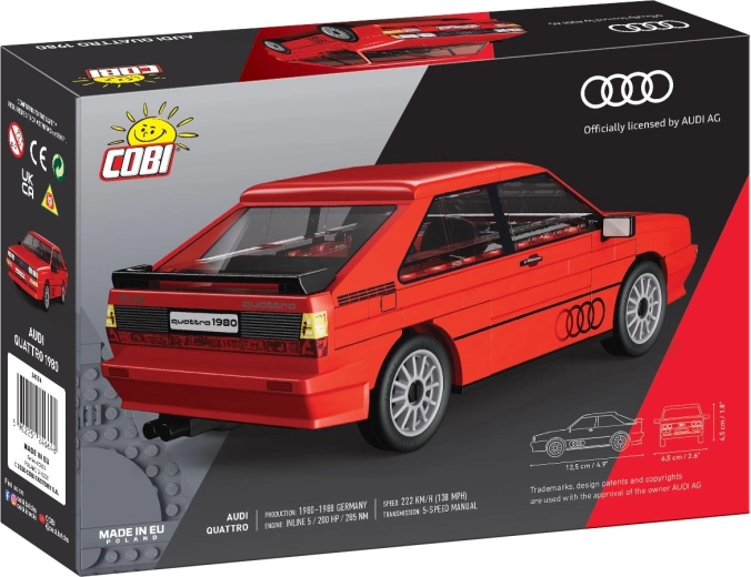 Modèle Audi sous licence officielle à l’échelle 1:35