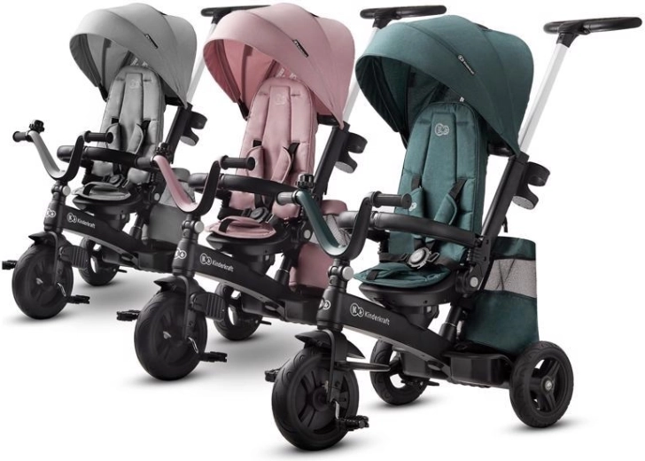 Siège pivotant à 360° pour rester en contact avec l’enfant