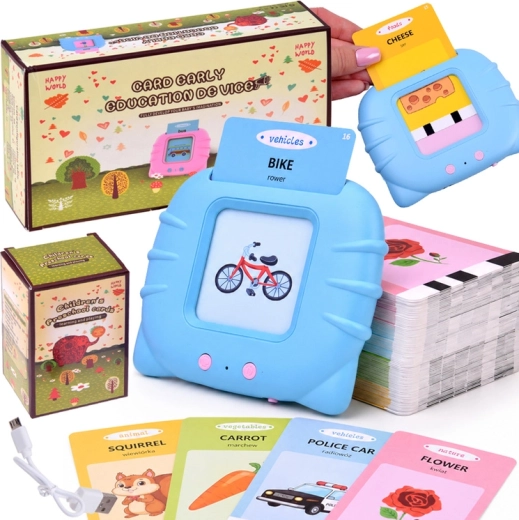 Lecteur interactif de cartes éducatives pour enfants polonais–anglais (224 cartes)