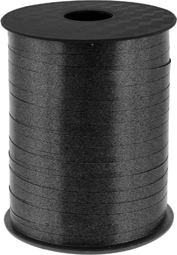 Ruban décoratif pastel noir