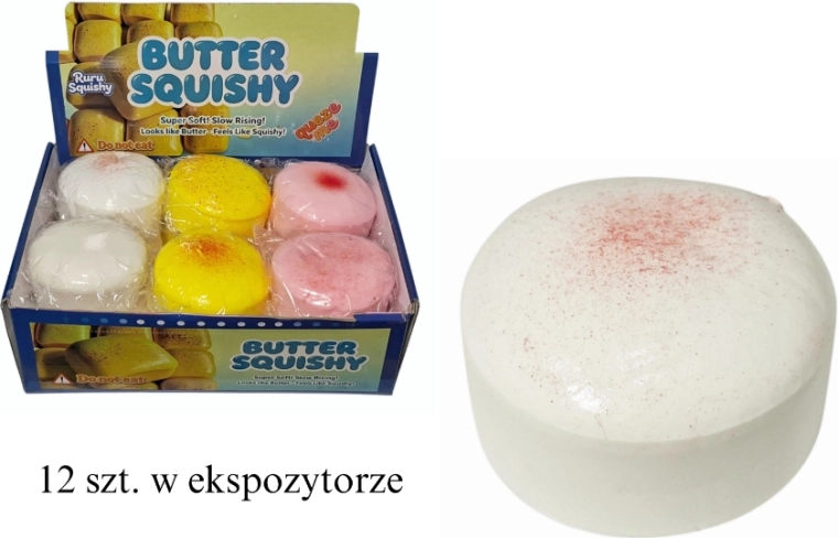 Balle antistress à presser en forme de biscuit - 1 pièce