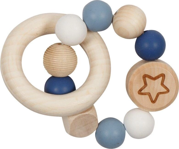 Anneau sensoriel mat avec étoile élastique goki baby - 1 pièce