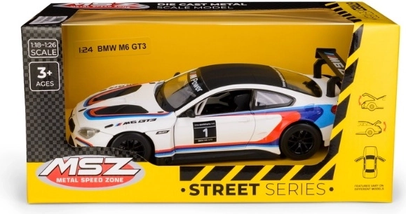 Modèle de collection BMW M6 GT3 blanc 1:24
