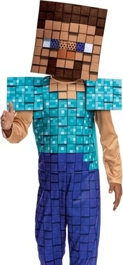 Déguisement complet avec masque carré