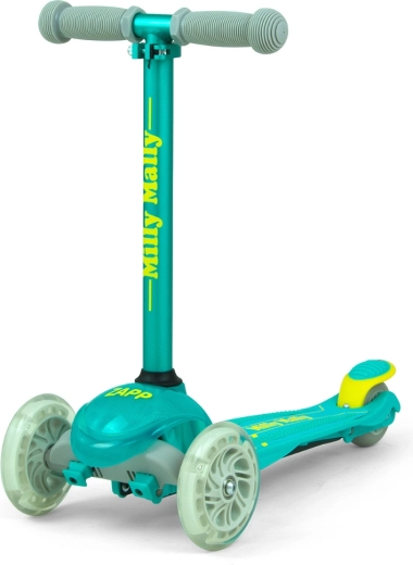 Trottinette enfant à trois roues Milly Mally Zapp Mint
