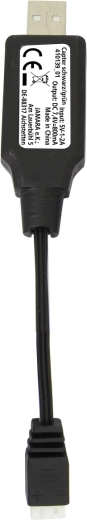 Câble de recharge USB pour bateau à moteur Capter Speedboot 7,4 V 2,4 GHz