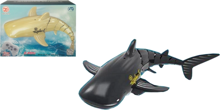 Baleine flottante radiocommandée avec télécommande 2,4 GHz
