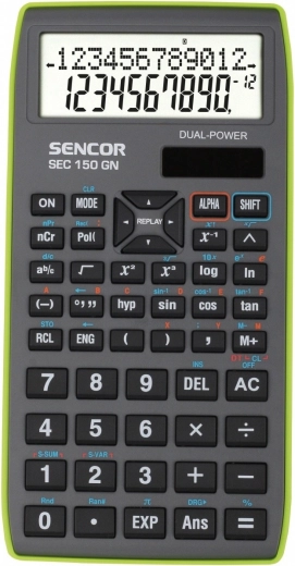 Calculatrice scolaire et scientifique avec grand écran LCD