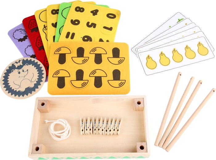 Un riche coffret Montessori