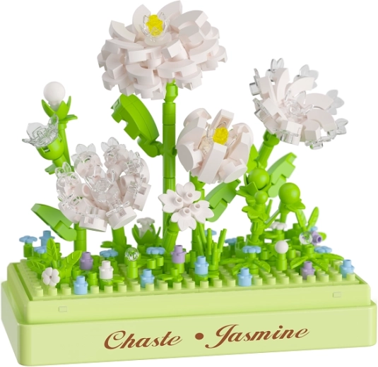 Décoration élégante à partir de fleurs de jasmin