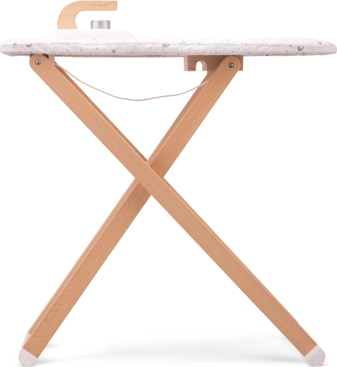 Planche à repasser et fer à repasser pour enfants en bois