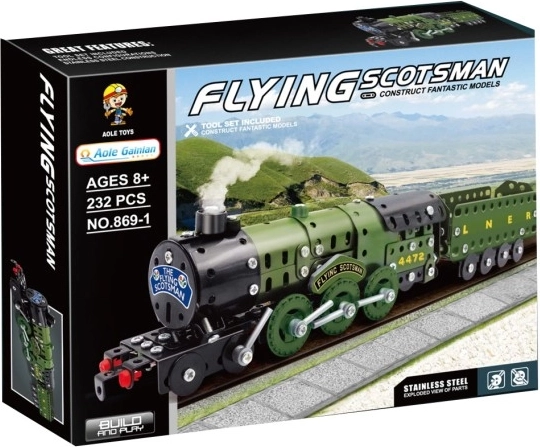 Kit de construction métallique train 340 pcs