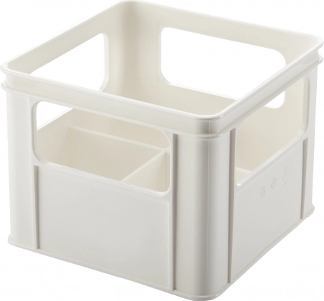 Boîte pour biberons larges White
