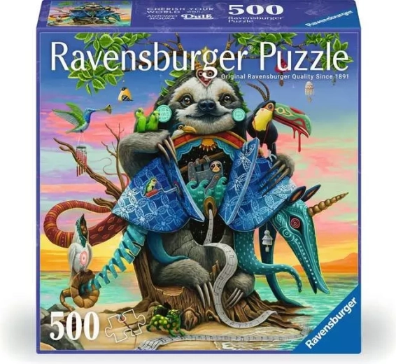 Puzzle carré Ravensburger Afterglow 500 pièces