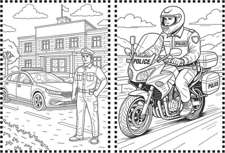 Police et véhicules de service