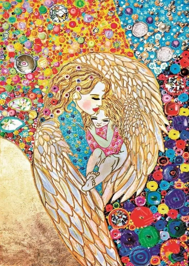 Puzzle Ange avec enfant 1000 pièces