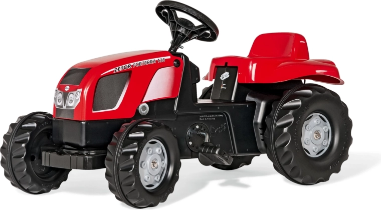 Tracteur à pédales Zetor rouge