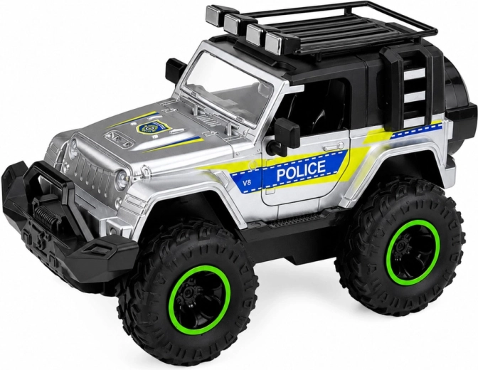 SUV de police tout-terrain pour un jeu d’action