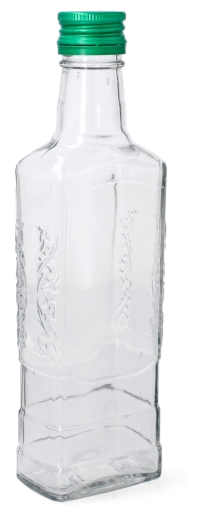 Bouteille Moskva 250 ml avec bouchon à vis FI 28 (12 pcs)