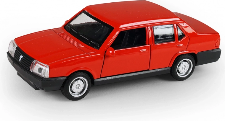 Voiture rétro en métal 13 cm avec mécanisme à rappel 1:32