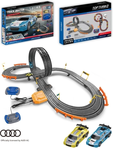 Circuit de voiture Audi à piles 110 × 80 cm