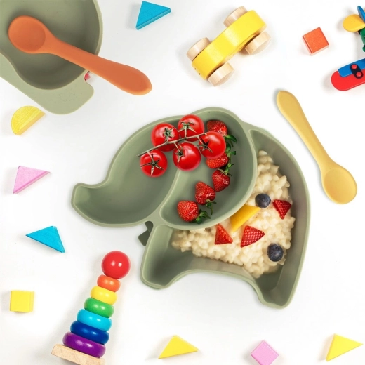 Trois compartiments séparés pour une alimentation variée