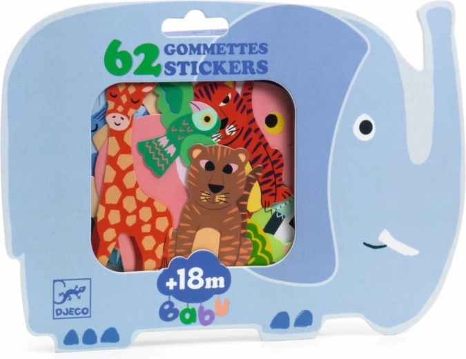 Mes premières autocollants - Animaux de safari