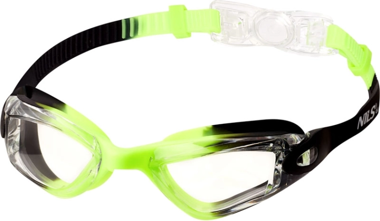 Lunettes de natation pour enfants NILS Aqua NQG770AF, noir/vert