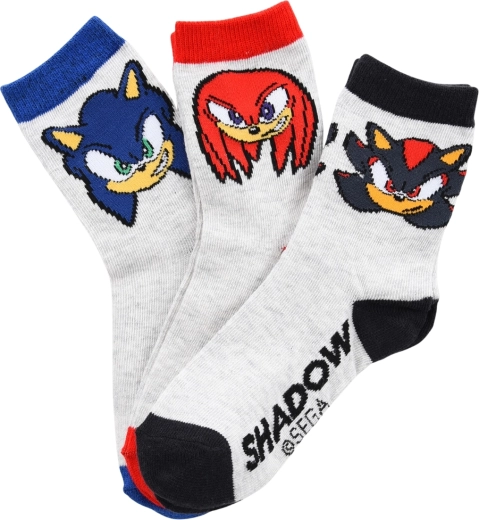 Chaussettes pour enfants Sonic the Hedgehog – set de 6 paires