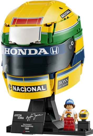 Détails authentiques et couleurs inspirés du casque de Senna