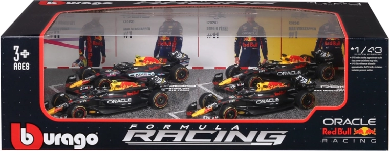 Coffret limité de 4 voitures Red Bull Racing