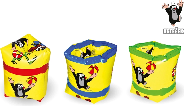 Brassards de natation gonflables pour enfants Krteček 18 × 17 cm - 1 pièce