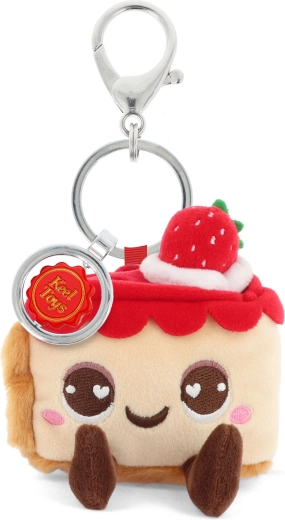 Porte-clés Keeleco gâteau à la fraise 12 cm