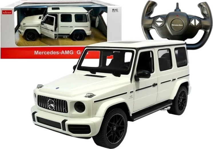 Mercedes G63 Rastar R/C télécommandée, blanc