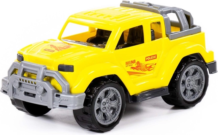 Voiture tout-terrain en plastique pour enfants jaune