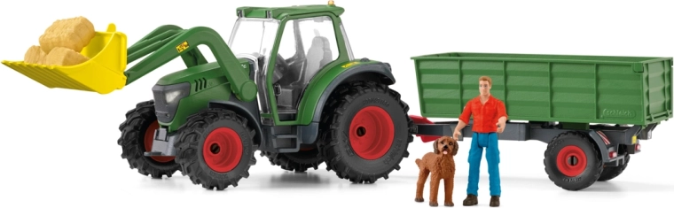 Tracteur Schleich avec remorque