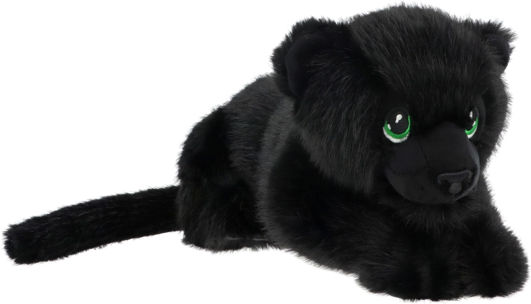 Panthère noire en peluche Keeleco 25 cm