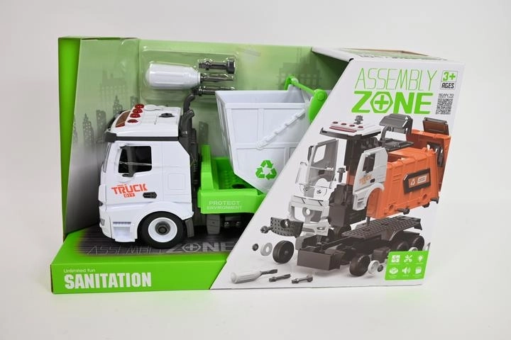 Camion poubelle pour enfants avec conteneur à visser