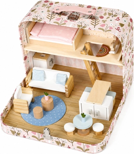 Maison à deux étages pour un jeu créatif