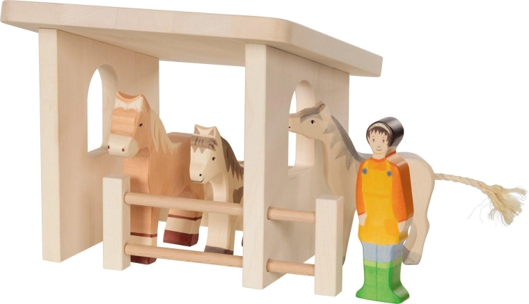 Abri en bois pour animaux