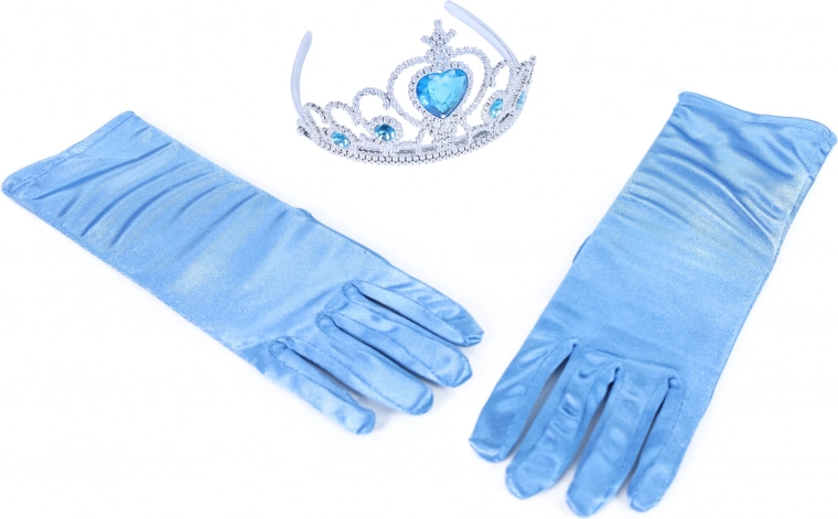 Set princesse – gants avec couronne