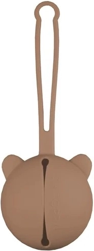 Étui en silicone pour sucettes OH,POPPY! Biscuit Brown