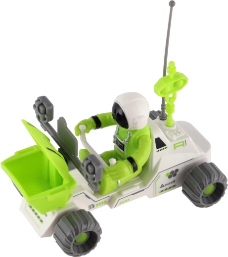 Détails réalistes et cockpit avec astronaute