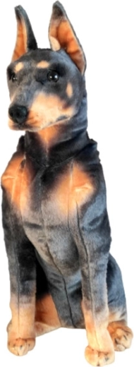 Dobermann en peluche DUBI 65 cm