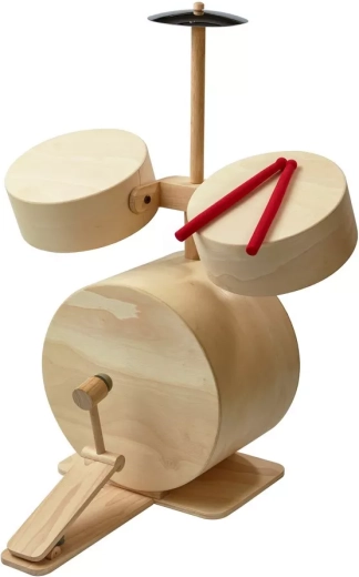 Différents sons des tambours et de la cymbale