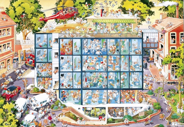 Puzzle Urgences 2000 pièces HEYE