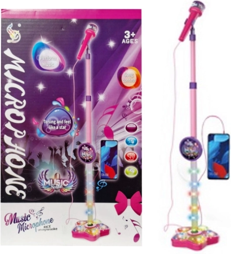 Micro pour enfants avec lumière et son